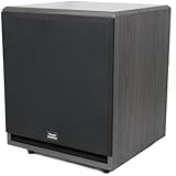 Theater Solutions SUB12F 500 Watt 12-Inch Surround Sound HD Home Theater Powered Active Subwoofer (Black)