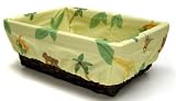 NoJo Jungle Babies Nursery Basket with Fabric Liner