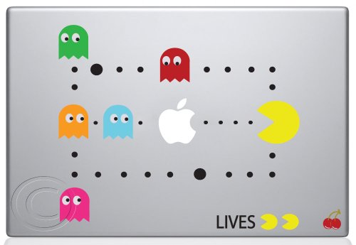 Pac Man Scene Macbook Decal Mac Apple skin sticker Pac Man Scene Macbook Decal Mac Apple skin sticker