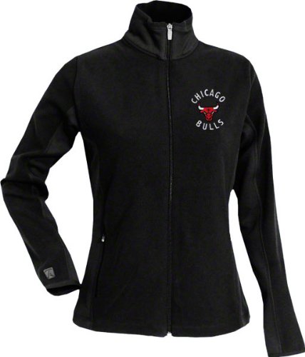 Chicago Bulls Women's Black Sleet Full Zip Fleece Jacket