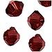 Swarovski Crystal, #5328 Bicone Beads 3mm, 25 Pieces, Garnet
