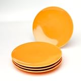 sengWare Set of 4 Salad Plates - Tangerina