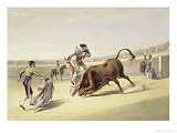 The Leap or Salta Tras Cuernos, 1865 Art Giclee Poster Print by William Henry Lake Price, 24x18