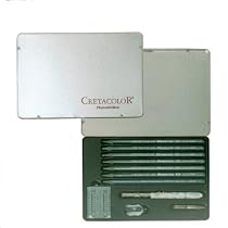 Cretacolor Monolith Box- Woodless Graphite Pencil Drawing Set