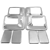 Automotive Chrome Door Handle Cover Trim Kit w o Passenger Side Keyhole without... by Astra Security