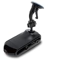 CarCam Vehicle Mounted Twin CCTV Cameras (one forward looking, one back looking with IR for night vision) and DVR with Event Data Recorder Including GPS Positioning System and LCD Monitor Screen Output