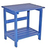 Cedar Side Table, Blue