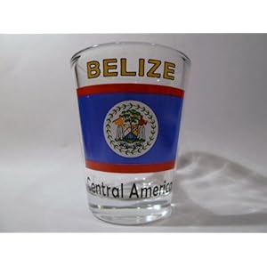 Belize Flag Shot Glass