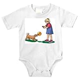 Onesie with familiaris, body, individuals, individual, domestic, game, humans, girl, woman, person, dog, ball, equipment, human, persons, dogs, young, play, canis, people