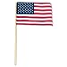 USA stick flag 4in x 6in no spear tip