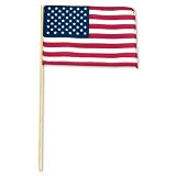 USA stick flag 4in x 6in no spear tip