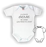 Body Baby 1/4-Arm mit Druck KLEINES GENIE IN DER ENTWICKLUNG (Gr. 62/68) / 150030