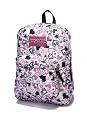 Jansport SuperBreak Daypack - White/Pink World of Hearts