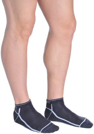 Diesel Men's Fresh and Bright Ankle Sock,Charcoal, ONE SIZE