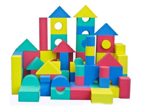 80 Piece Wonder Blocks (2 sets of 40pc): Soft, Quite, and Safe
