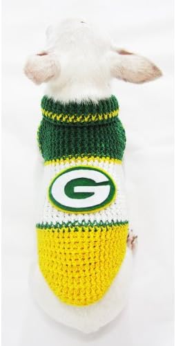Green Bay Packers Dog Jersey Pet Costume American Football League Clothing National Football League Super Bowl Handmade By Myknitt Dk949 - Free Shipping (XXS)