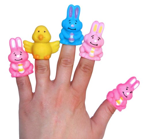 Vinyl Easter Finger Puppets (2 dz)