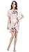 Women's Gorgeous Bridesmaid Kimono Robe Silk Sleepwear Peacock Bride Robes