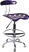 Drafting Stool / Bar Stool in Violet - LF-215-VIOLET-GG