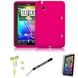 Pink Cover Protective Slim Durable Silicon Skin Case for HTC Flyer 3G WiFi  ....
