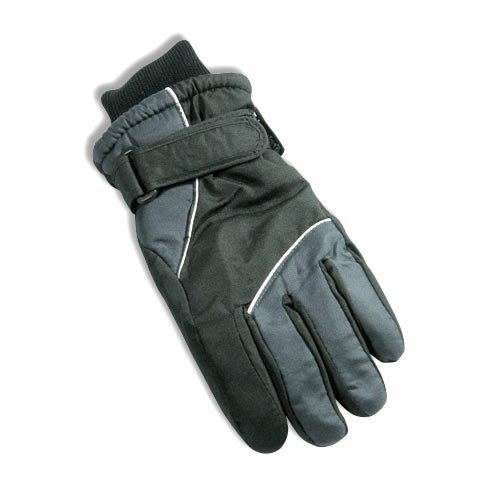 Winter Warm-Up - Boys Ski Gloves, Black, Charcoal 28003-Large Winter Warm-Up - Boys Ski Gloves, Black, Charcoal 28003-Large