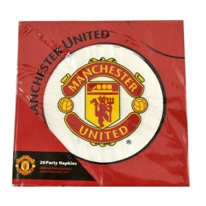 Manchester United Football Club Luncheon Napkins 33cms - Pack of 20