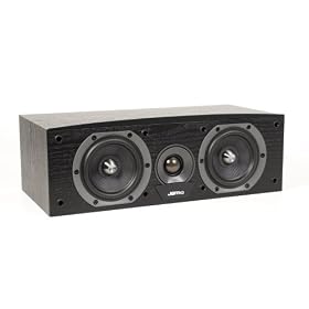 Jamo C60 CEN Center Channel Speaker (Single, Black)