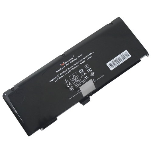 Morewer New Laptop Battery for Apple A1321 MacBook Pro 15" A1286 2009 Version MB985 MB986 MC118 MacBook Pro 15 inch Precision Aluminum Unibody Laptop Battery (Li-Polymer 10.95V 72Wh) On Sale