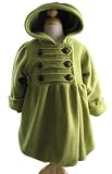 Corky And Company Girls Fashion Fleece Green Mary Jayne Bubble Winter Coat