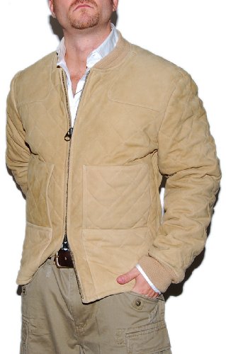 Polo Ralph Lauren Mens Suede Leather Jacket Coat 