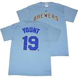 Milwaukee Brewers Retro Logo Robin Yount Mens T-Shirt