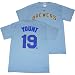 Milwaukee Brewers Retro Logo Robin Yount Mens T-Shirt, Large