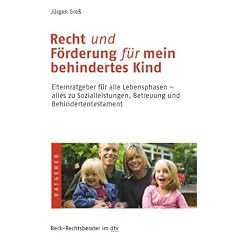 Recht und F�rderung f�r mein behindertes Kind: Elternratgeber f�r alle Lebensphasen - alles zu Sozialleistungen, Betreuung und Behindertentestament
