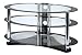 Zyon Ellipse LCD and Plasma Glass TV Stand w/ Cable Management - 26"-50"