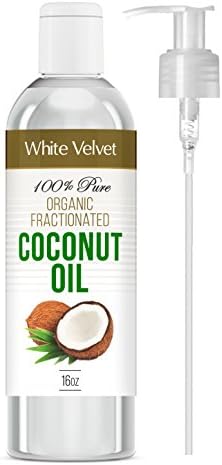Fractionated Coconut Oil,16oz,Therapeutic Grade for Essential Oils, Hair,Beauty &amp; Massage