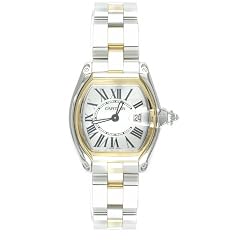 Cartier Women's W62026Y4 Roadster Stainless Steel and 18K Gold Watch