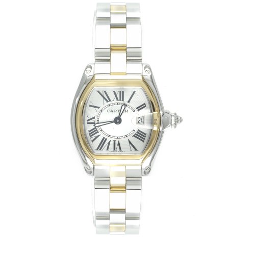 Cartier Women's W62026Y4 Roadster Stainless Steel and 18K Gold Watch