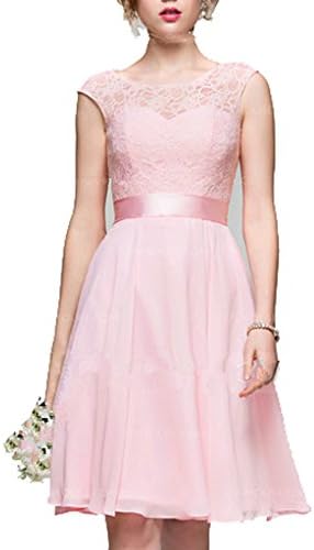Prommay Bridesmaid Short Prom Homecoming Party Dresses For Juniors Size 4 Pink