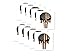 10PCS Punisher Skull American Flag Sticker Decal Tactical Military GLOSS VINYL Label SIZE:1.96