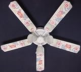 Ceiling Fan Designers 52FAN-MLB-CIN MLB Cincinnati Reds Baseball Ceiling Fan 52 In.