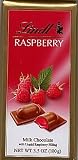 Lindt Raspberry Milk Chocolate with Liquid Rasberry Filling 3.5 Oz