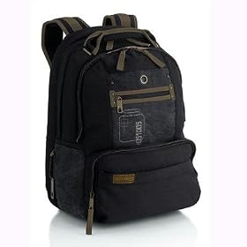 Solo 15.4-inch Poly Canvas Long Haul Backpack Black (URA7014)