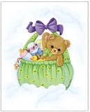 New Baby Collection - Sweet Arrival - Childrens Wall Art, Kids Wall Art, Nursery Wall Art