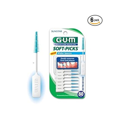 Gum Soft-picks With Wider Spaces Size: 80 (6)