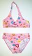 Girls Lt Pink/Flowers Two-Piece Bikini Swimsuit by In Gear. Sizes 4/5 to 14/16.