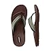 Okabashi Men's Canvas Indigo Classic Flip Flop Sandal Shoes