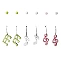 Xhilaration&reg; Music Note, Treble Clef & Stud Earring Set