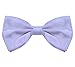 WDSKY Mens Suspenders with Clips White Bow Tie and Suspenders for Men White Solid