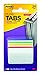 Post-it Tabs, 2 in Angled Lined, Assorted Primary Colors, 6 Tabs/Color, 4 Colors, 24 Tabs/Pack (686A-1)