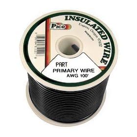 Pico 81223S 22 AWG Black Primary Wire 100' per Package